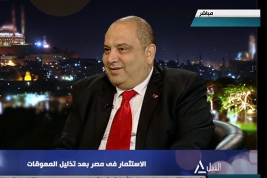 Adel interviewed by the official Egypt TV station