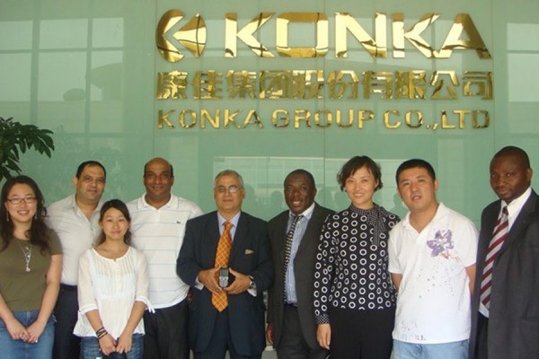 Adel and Minister of communications Egypt visit Konka Group